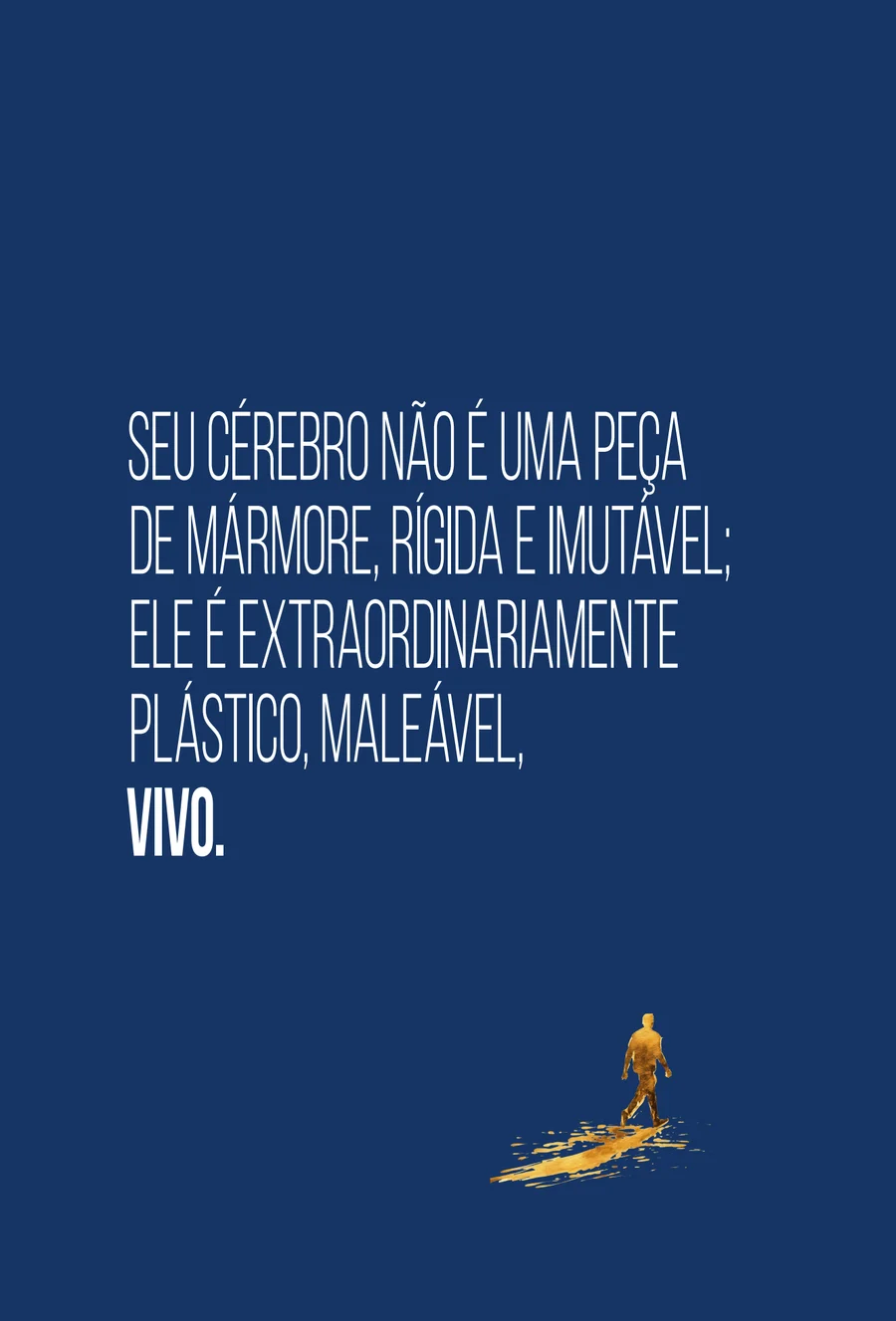 Página 14 do livro, com a frase sobre a plasticidade do cérebro